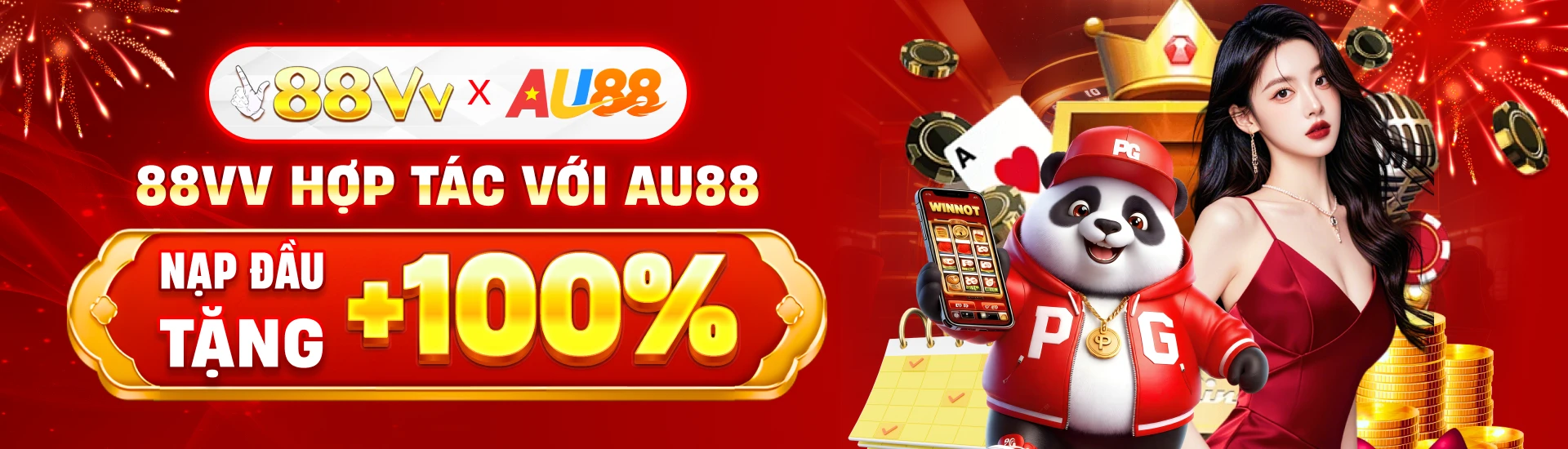 Banner các chuyên mục game trực tuyến 88VV